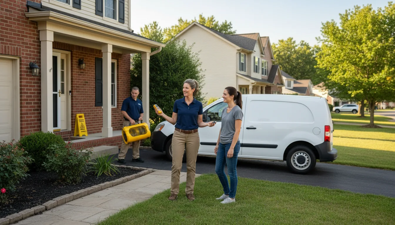 Water restoration image for Water Damage & Restoration Services in Kimball, WV